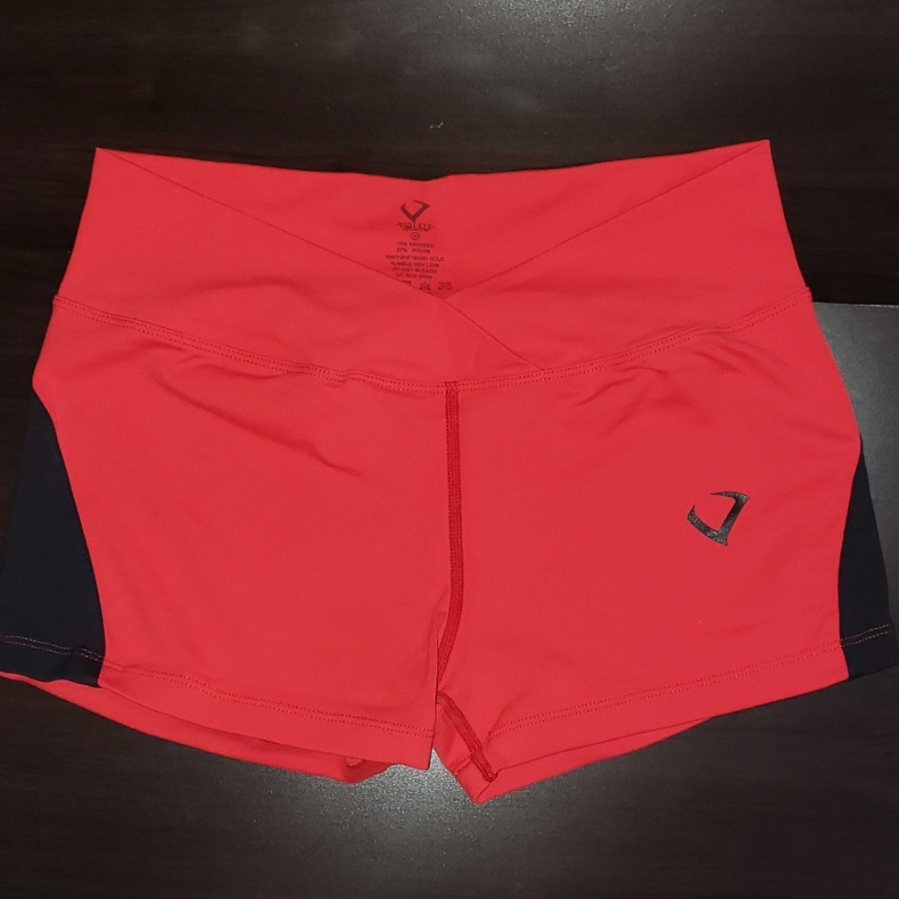 Violate the dress code red shorts